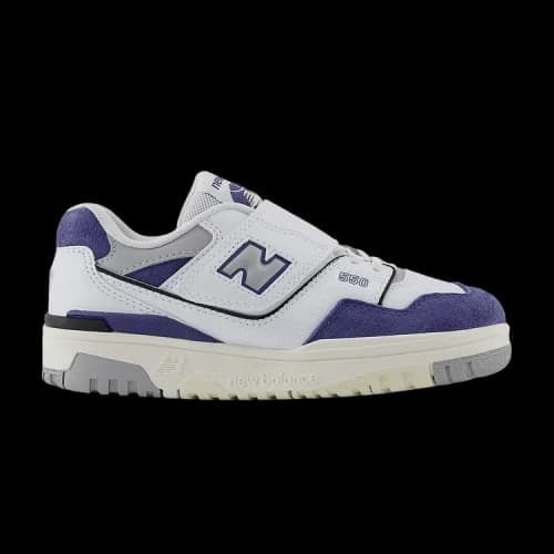 New Balance 550 Hook & Loop Little Kid 'White Raincloud Indigo'