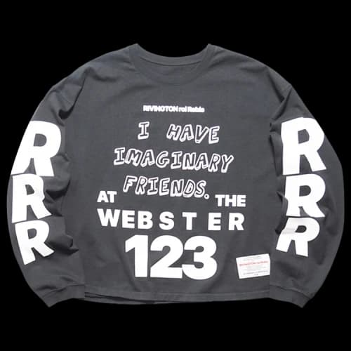 RIVINGTON roi Rebis Philemon CVA Long-Sleeve Tee 'Vintage Black'
