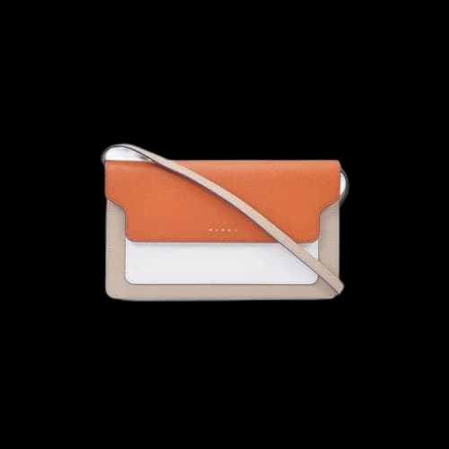 Marni 3 Comp Pouch 'Beige/Orange'