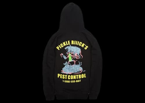 BAIT x Rick And Morty Pickle Rick Hoodie Black