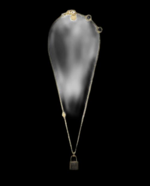 Philipp Plein Plein Valentine Cable Chain Necklace Gold