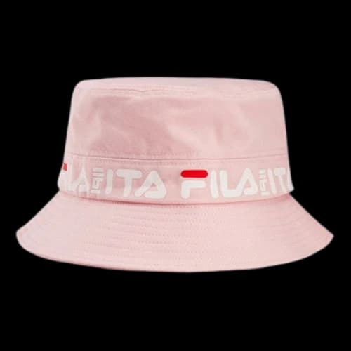 FILA Logo Printing Pink Fisherman's Hat