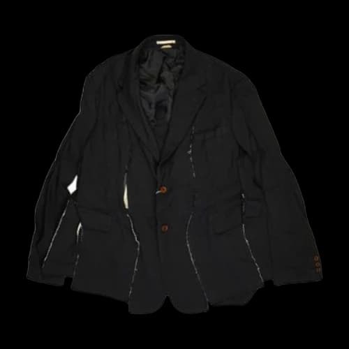 Comme des Garçons Homme Plus Armpit Seam Ripped Blazer 'Black'