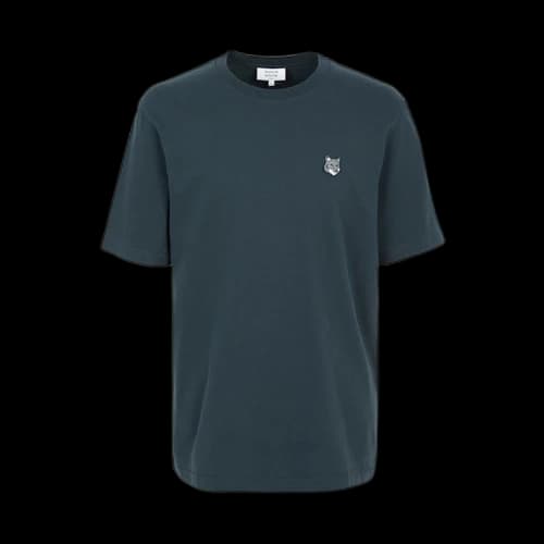 Maison Kitsune Fox Head Short Sleeve T-shirt Navy