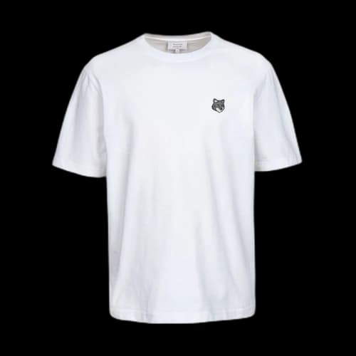 Maison Kitsune Fox Head Short Sleeve T-shirt White