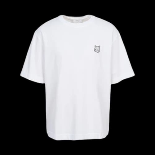 Maison Kitsune Fox Head Short Sleeve T-shirt White