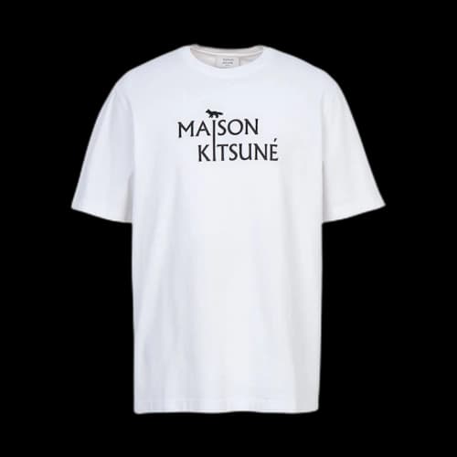 Maison Kitsune Pillar Short Sleeve T-shirt White