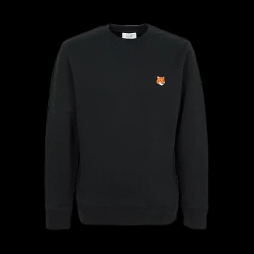 Maison Kitsune Fox Head Sweatshirt Black