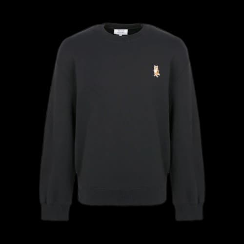 Maison Kitsune Standing Fox Sweatshirt Black
