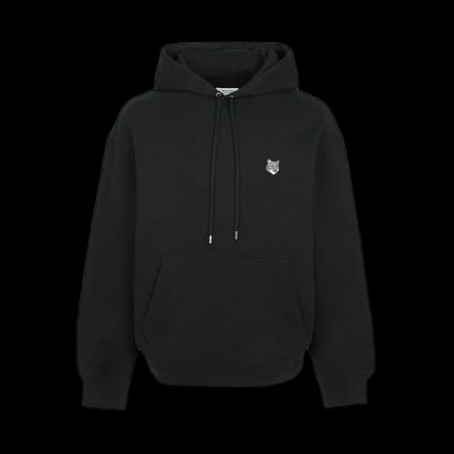 Maison Kitsune Fox Head Hood Sweatshirt Black