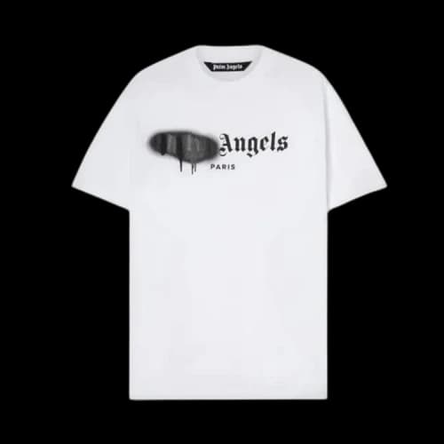 Palm Angels Paris Sprayed Logo T-shirt White