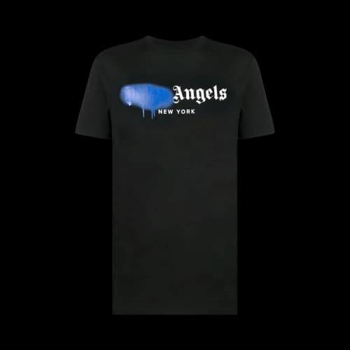 Palm Angels New York Sprayed-Logo T-Shirt 'Black'