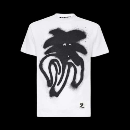 Palm Angels Spray Jimmy Classic Tee 'White/Black'