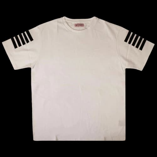 Palm Angels Sparkling Stripe Short-Sleeve T-Shirt 'White'