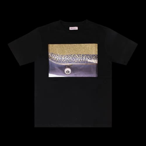 Palm Angels Glitter Skate Short-Sleeve T-Shirt 'Black'