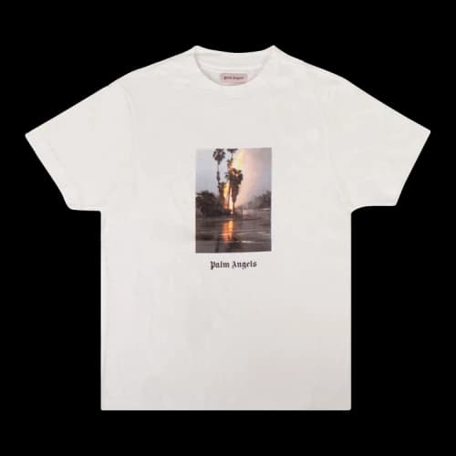 Palm Angels Burning T-Shirt 'White'