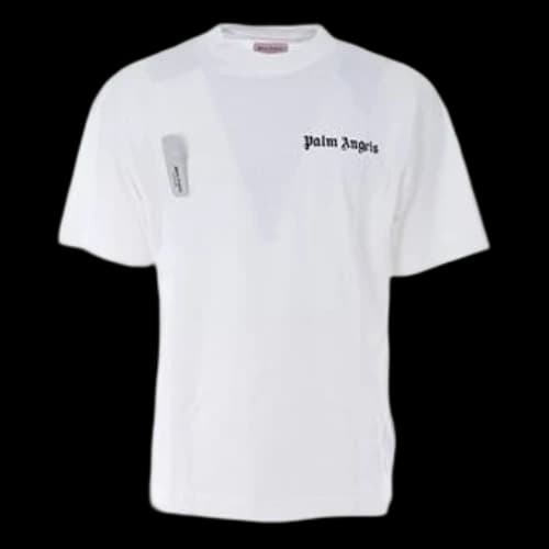 PALM ANGELS Brown LOGO Printing White