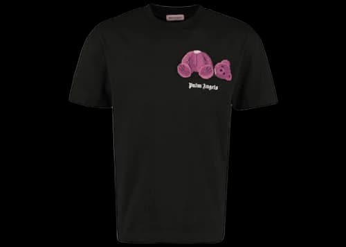Palm Angels Kill The Bear Print T-shirt Black/Purple