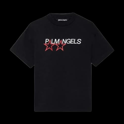 Palm Angels Racing Stars T-shirt Black/White