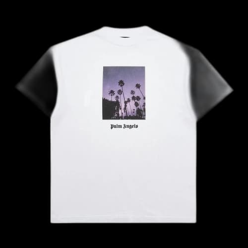 Palm Angels Stars and Palms T-shirt White/Black