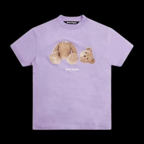 Palm Angels Bear Classic Tee 'Lilac/Brown'