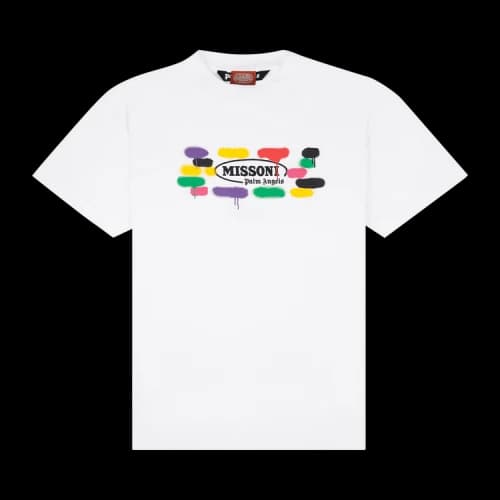 Palm Angels x Missoni Sport Tee 'White/Black'