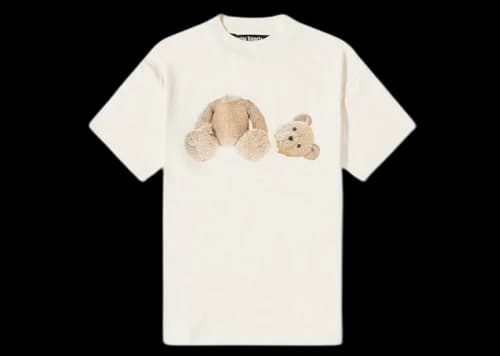 Palm Angels Teddy Bear T-shirt FW22 Butter/Brown