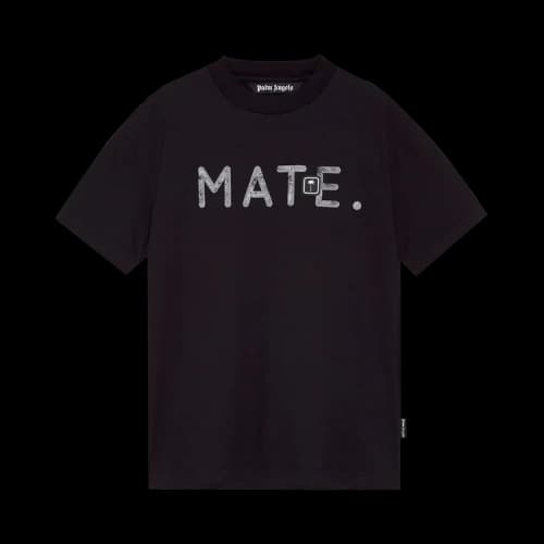 Palm Angels Mate Classic Tee 'Black/Silver'