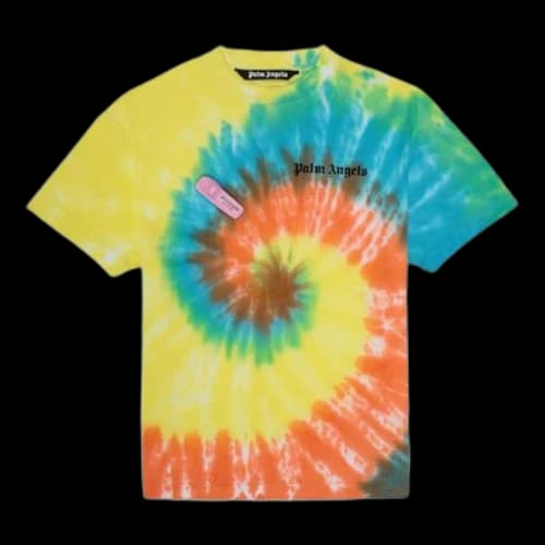 PALM ANGELS Tie Dye New Basic Tee Short Sleeve Multicolor