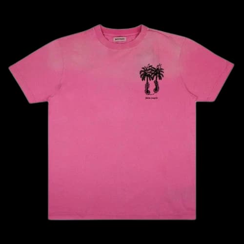 Palm Angels Capture Palm Tree Short-Sleeve T-Shirt 'Pink'