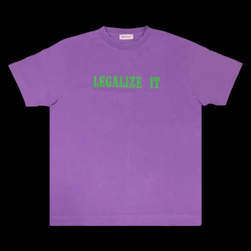 Palm Angels Legalize It T-Shirt 'Purple'