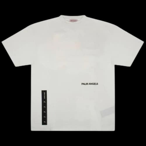 Palm Angels Oversized Logo Print T-Shirt 'White'