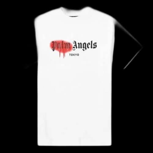 PALM ANGELS Tokyo Sprayed Logo Tee Logo Tee