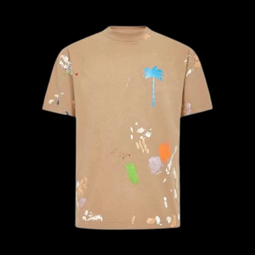Palm Angels Palm Tree T-shirt Beige