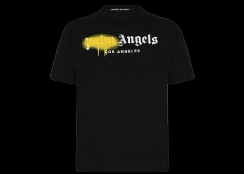 Palm Angels LA Sprayed Logo T-shirt Black
