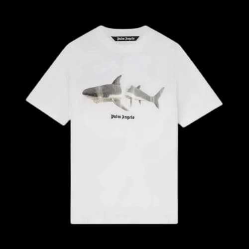 Palm Angels Shark Classic Tee 'White/Black'