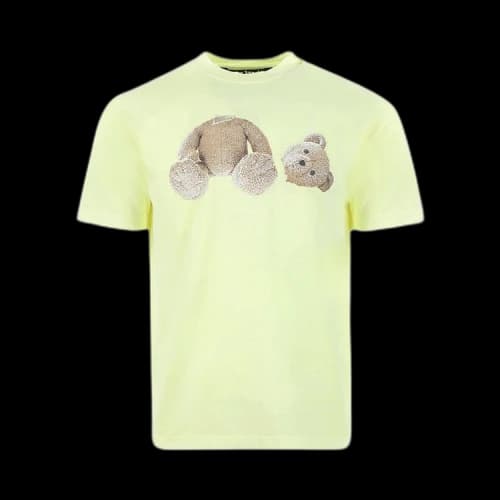 Palm Angels Teddy Bear T-shirt Fluorescent Yellow
