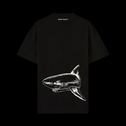 Palm Angels Broken Shark Classic T-Shirt Black/Off White