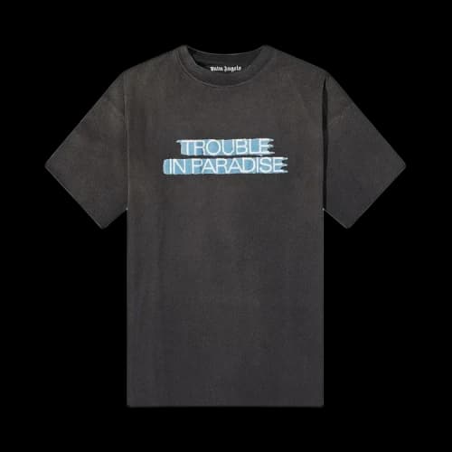 Palm Angels Trouble In Paradise Tee Black/Blue