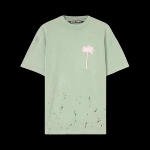 Palm Angels PXP Painted T-shirt Green