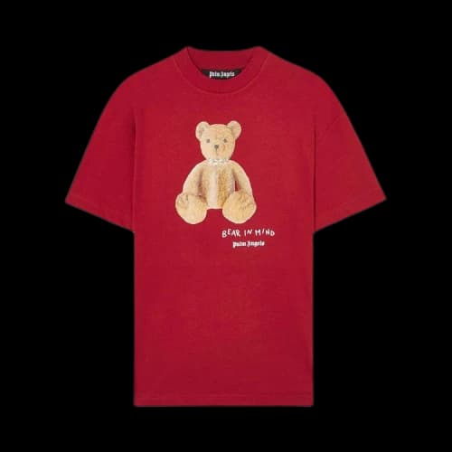 Palm Angels Bear In Mind Reg Tee 'Red/Brown'