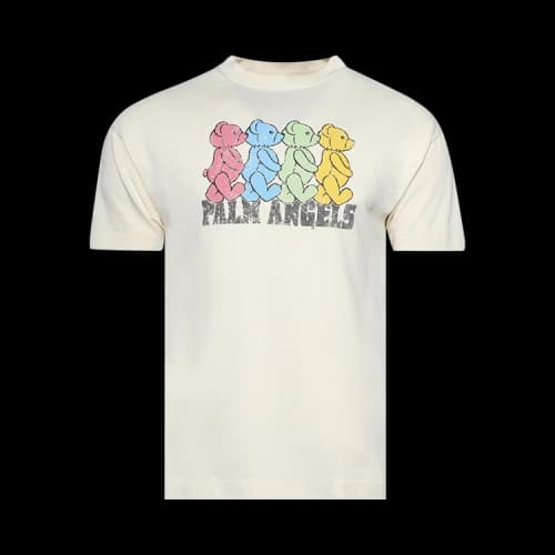 Palm Angels Crossroads Bears Tee 'Ivory'