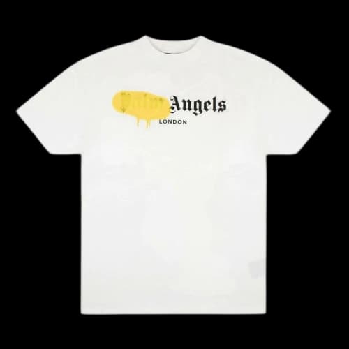 Palm Angels Spray Logo T-Shirt 'White'