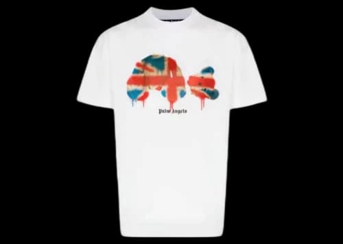 Palm Angels x Browns Union Jack Bear T-shirt White