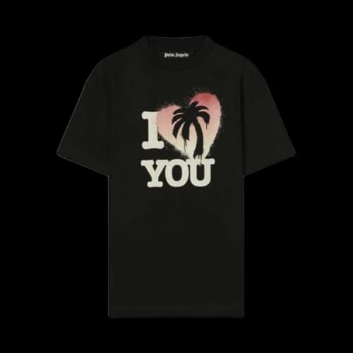Palm Angels I Palm You Tee 'Black/Beige/Red'