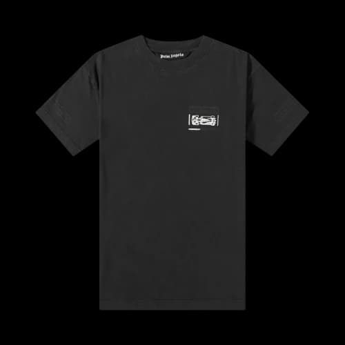 Palm Angels x MoneyGram Haas F1 Team T-Shirt 'Black/White'