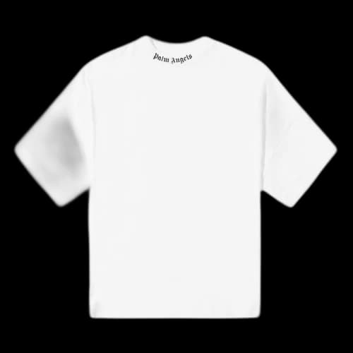 Palm Angels Classic Logo Over Tee 'White/Black'