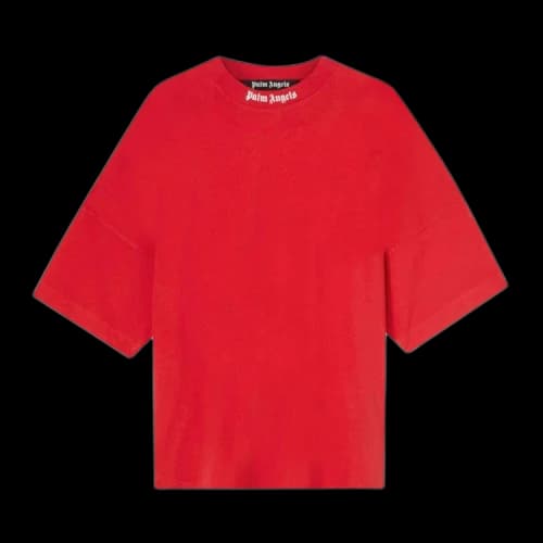 Palm Angels Logo T-Shirt 'Red/White'