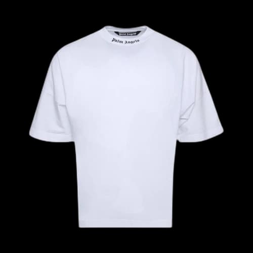 Palm Angels Classic Logo Over Tee 'White/Black'