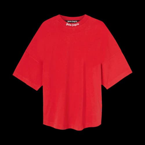 Palm Angels Classic Logo Over Tee 'Red/White'